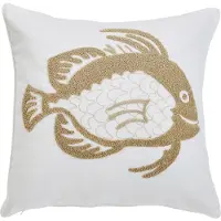 Done. Dekokissen "Happy Fish" Kissenhülle in 3-D Optik durch Motiv aus Frottierschlingengewebe