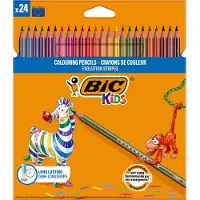 BIC Kids Evolution Stripes Buntstifte 24er-Set (ab 5 Jahren)
