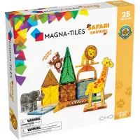Magna-Tiles Magnetset - 25 Teile - Safaritiere - - One Size - Magnetspielzeug