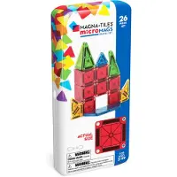 Magna-Tiles microMAGS Magnetische Konstruktionsbausteine Reiseset, 26 Teile