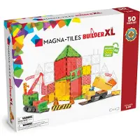 Magna-Tiles Magnetische Bausteine Builder XL Trucks, 50 Teile