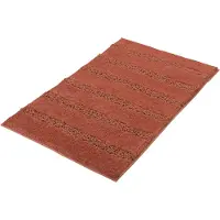 Kleine wolke Badematte "Monrovia", rutschhemmend beschichtet, fußbodenheizungsgeeignet, Badteppich, Uni Farben, gestreift, aus Mikrofaser, waschbar