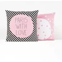 La redoute interieurs Kissenbezug Paris For Ever, 100% Baumwolle