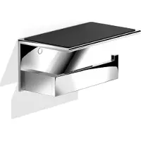 DECOR WALTHER Toilettenpapierhalter Contract Chrome