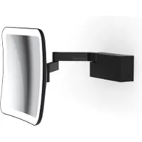 DECOR WALTHER Schminkspiegel VISION S Wall Mounted Black matt