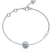 GUESS JUBB04668JWRHLSS Damen-Armband Solitaire Heart Crystal