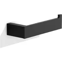 DECOR WALTHER Toilettenpapierhalter Contract TPH1 Single Black Matt