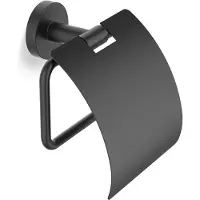 DECOR WALTHER Toilettenpapierhalter Basic Klep Mattschwarz