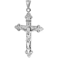 Trendor 35788 Kreuz-Anhänger für Damen und Herren 925 Silber 40 mm