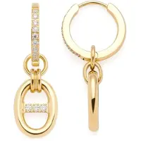 Leonardo 024298 Damen-Ohrringe Herma Goldfarben