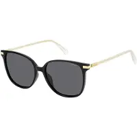 Polaroid PLD 4170/G/S/X Damen-Sonnenbrille Vollrand Quadratisch Kunststoff-Gestell, gold