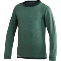 Woolpower 200 Langarm Rundhals-Shirt Kinder grün