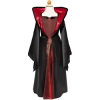 Great Pretenders Kostüm - Vampirkleid - Schwarz/Rot - - 5-6 Jahre (110-116) - Kostüme