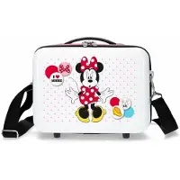 Joumma Bags Unisex für Kinder. 4683966 Toilettentasche passend zum Trolley Enjoy the Day Love -29x21x15cm (OSFA), Weiß, ABS/Polykarbonat, Ki