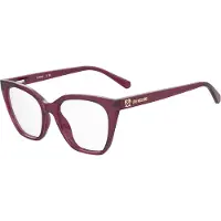 Moschino Damen MOL627 MU1 Rahmen von BRILLEN Acetat Fuchsie Quadratisch Normal