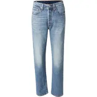 Levi's Damen Jeanshose 501 Crop High Rise, Straight Fit, Blau (Scanned Answers),