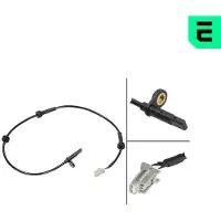 OPTIMAL ABS Sensor Raddrehzahl Vorne für RENAULT KOLEOS (HY) 06-S449