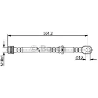 Bosch Bremsschlauch 1 987 481 966