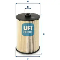 Ufi Kraftstofffilter 26.043.00
