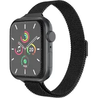 IMoshion Mailandisches schlankes Armband für Apple Watch | 38/40/41/42 mm - Schwarz