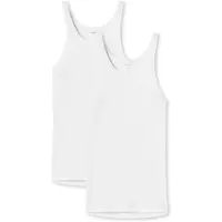 Schiesser Unterhemd Herren 005051 Original Classics White (2er Set)-L