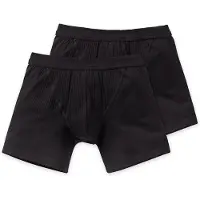 Schiesser Herren Shorts 2er Pack - Cotton Essentials, Authentic, Nadelzug, uni