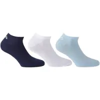 FILA Sneakersocken "Socken 3er Pack", Damen, Gr. 35-38, blau (sky), Obermaterial: 75% Baumwolle CO. 23% Polyester PES. 2% Elasthan EL., Socken Sneakersocken