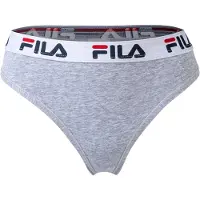 FILA Slip "Slip 1er Pack", Damen, Gr. M, grau, Obermaterial: 95% Baumwolle CO. 5% Elasthan EL., Unterhosen Slip