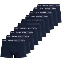 Jack & Jones Solid Trunk Boxershorts Herren (10-pack) L