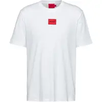 HUGO T-Shirt Diragolino 212 50447978 Weiß Regular Fit