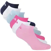 FILA Sneakersocken "Socken 6er Pack", Damen, Gr. 35-38, bunt (mehrfarbig), Obermaterial: 75% Baumwolle CO. 23% Polyester PES. 2% Elasthan EL., Socken Sneakersocken