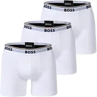 BOSS Dreierpack eng anliegende Boxershorts aus Stretch-Baumwolle Grösse L