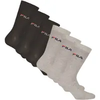 FILA Unisex Socken, 6er Pack - Strümpfe, Street, Lifesyle, Sport (2x 3 Paar)