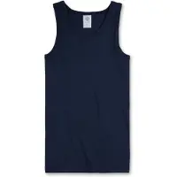 Sanetta Unterhemd "Unterhemd 1er Pack", Jungen, Gr. 104, N-Gr, blau (dunkelblau), Obermaterial: 100% Baumwolle CO(Bio)., Unterhemden Unterhemd