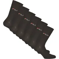 FILA Kurzsocken "Socken 6er Pack", Damen, Gr. 35-38, schwarz, Obermaterial: 80% Baumwolle CO. 18% Polyester PES. 2% Elasthan EL., Socken Kurzsocken