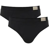 Sloggi Slip "Slip GO Natural Brief C2P 2er Pack", Herren, Gr. M, schwarz, Obermaterial: 95% Baumwolle CO. 5% Elasthan EL., Unterhosen Slip