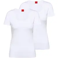 HUGO T-Shirt-Set Twin 50469660 Weiß Regular Fit