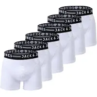 Jack & Jones JACK&JONES Herren Boxer Shorts, 6er Pack - SENSE TRUNKS, Baumwoll-Stretch
