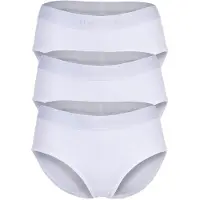 Marc O'Polo Panty "Panty 3er Pack", Damen, Gr. L, weiß, Obermaterial: 95% Baumwolle CO(Bio). 5% Elasthan EL., Unterhosen Panty