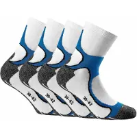 Rohner Basic Unisex Running Quarter Socken, 4er Pack - Sportsocken, Outdoor, Walking