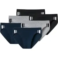 Schiesser Herren Slip 6er Pack - Rio Slip 95/5, Cotton Stretch, Seitenstreifen