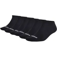 Adidas Originals Unisex Sneakersocken, 6er Pack - Thin Linear Low-Cut, dünne Socken, Logo, einfarbig