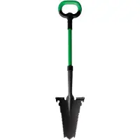 Hammersmith RayzerShovel All-in-One-Schaufel – Gartenschaufel für harten, steinigen Boden – Schaufel mit Wurzelsäge und Soft-Touch-Griff – Extra breite Profilkante – Gartenschaufel –