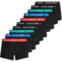 Jack & Jones JACK&JONES Herren Boxer Shorts, 10er Pack - JACHUEY TRUNKS, Baumwoll-Stretch