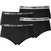 Puma Damen Mini Shorts - Iconic, Soft Cotton Modal Stretch, 4er Pack