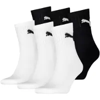 Puma Unisex Sportsocken, 6 Paar - Short Crew Socks, Tennissocken, einfarbig