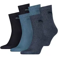 Puma Unisex Sportsocken, 6 Paar - Short Crew Socks, Tennissocken, einfarbig