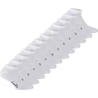 Diadora Unisex Sneaker Socken, 12er Pack - Sportsocken, Mercerisierte Baumwolle, Logo, einfarbig