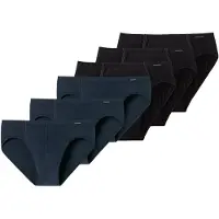 Schiesser Herren Slip 6er Pack - Supermini, Rio-Slip, Essentials, Cotton Stretch