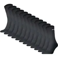 Puma Unisex Sportsocken, 12er Pack - Sport Crew Socken, ECOM, Logo, einfarbig